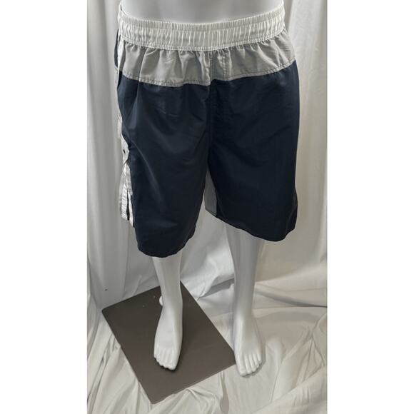 Laguna Sport Swim Shorts Blue White Gray, Beach, Resortware Sz: XL, 87-17 - Picture 7 of 15